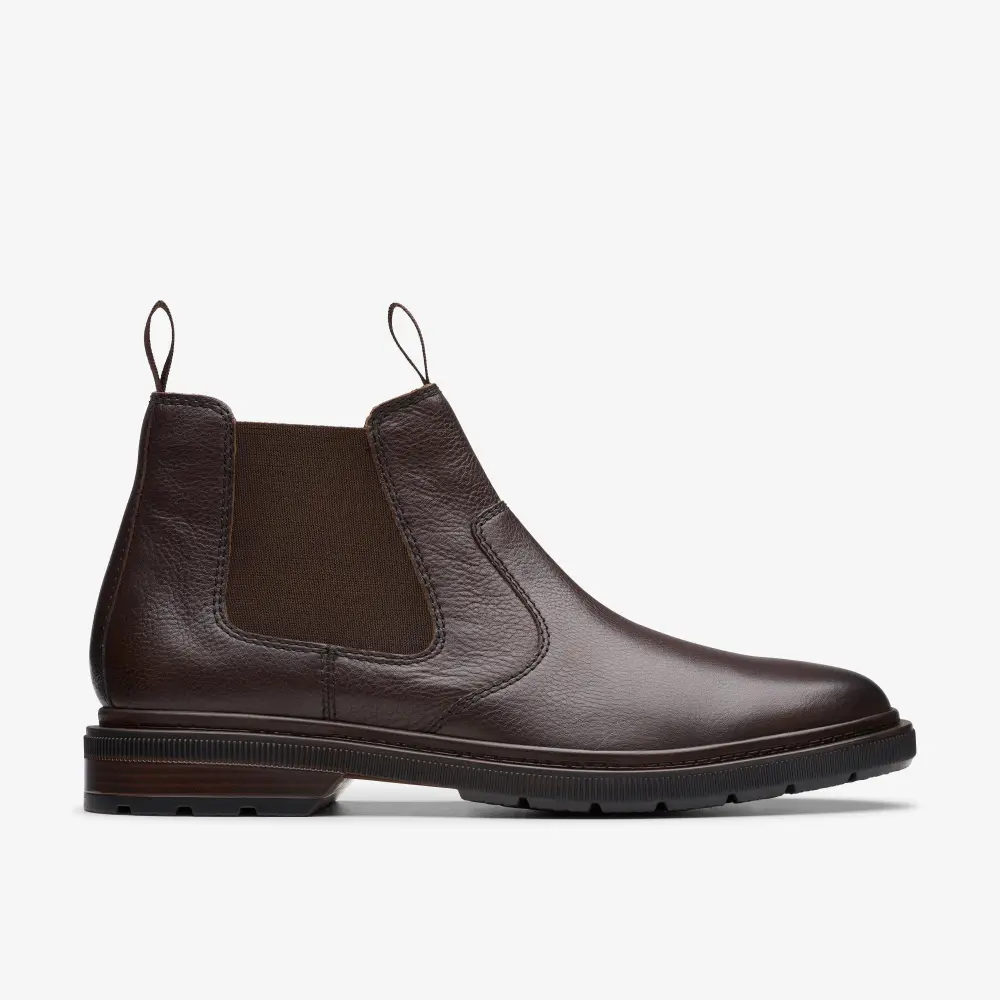 Burchill Up Chelsea Boots aus dunkelbraunem Leder für Herren online