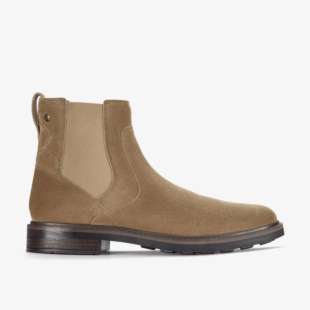 Clarks Herrenstiefel Newford Easy aus dunkelbeigem Wildleder online