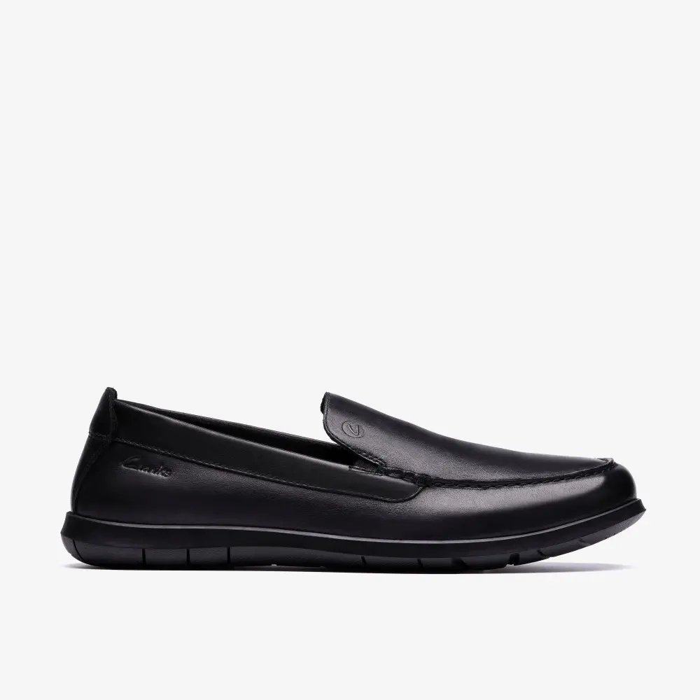 Flexway Step Herren-Loafer, schwarz, glatt online
