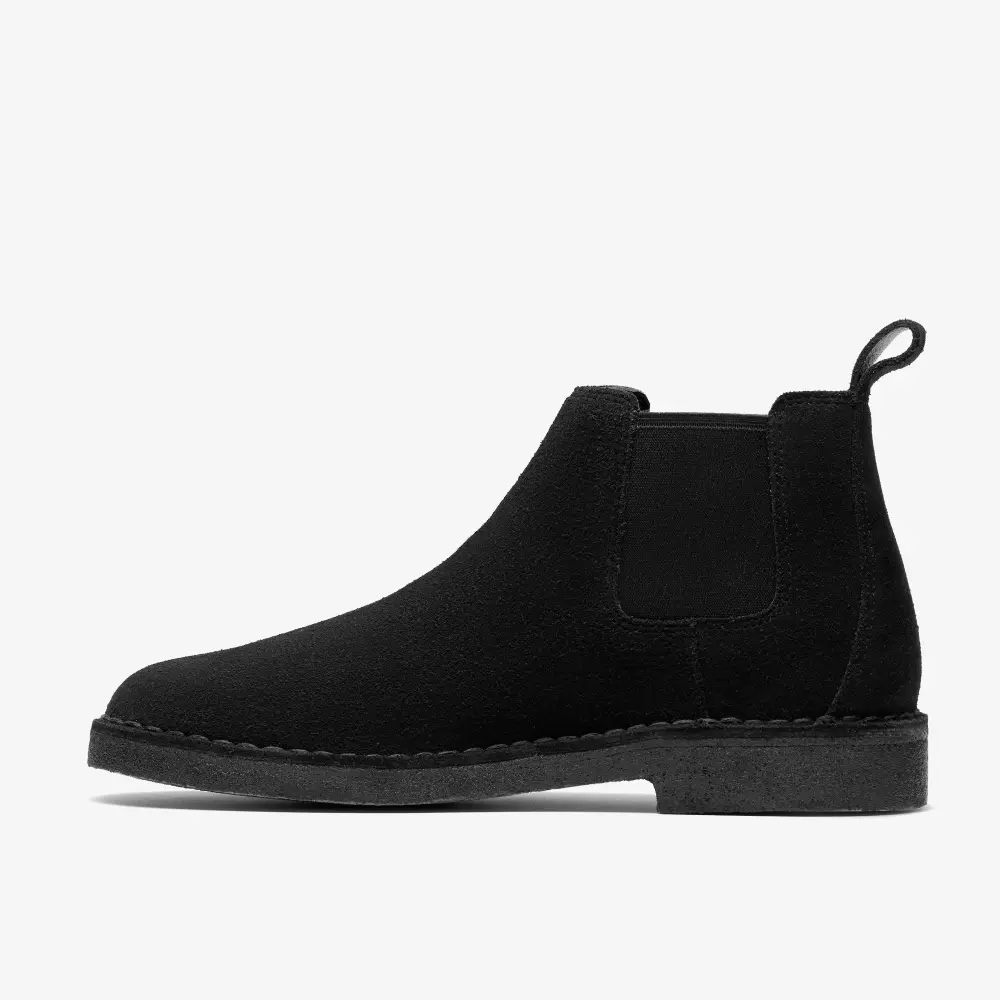 Herren Desert Chelsea Boots aus schwarzem Wildleder online