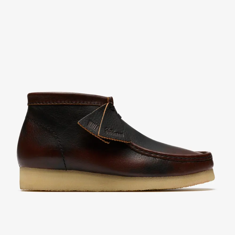 Herren Wallabee Stiefel Dunkelbraune Kombination Wallabees online