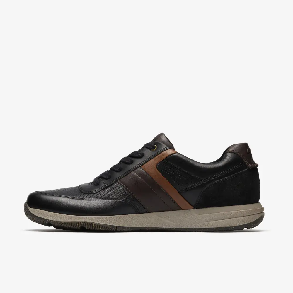 Herrenschuhe im Townview-Stil aus schwarzem Leder online