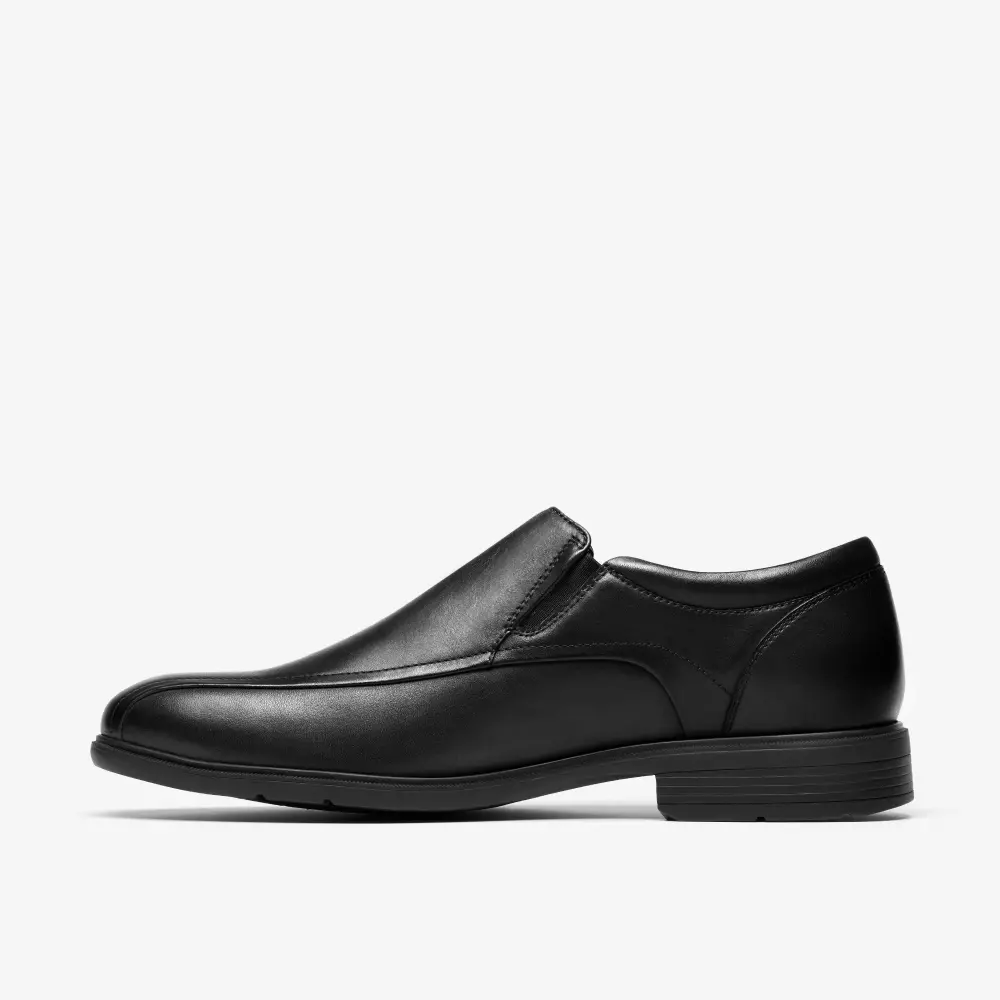 Steadwell Step Herren-Loafer aus schwarzem Leder online