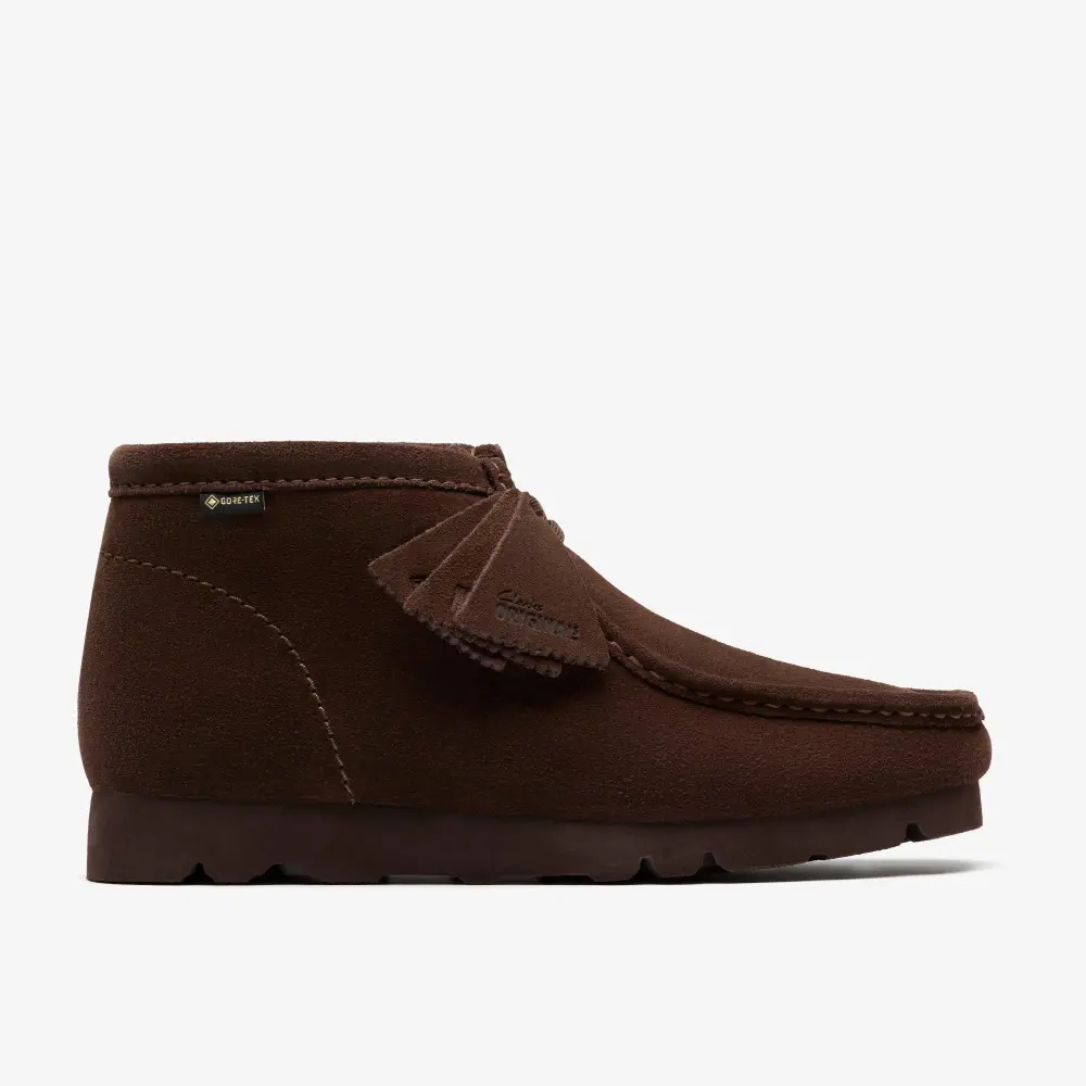 Wallabee Herrenstiefel Gore-Tex Dunkelbraunes Wildleder online