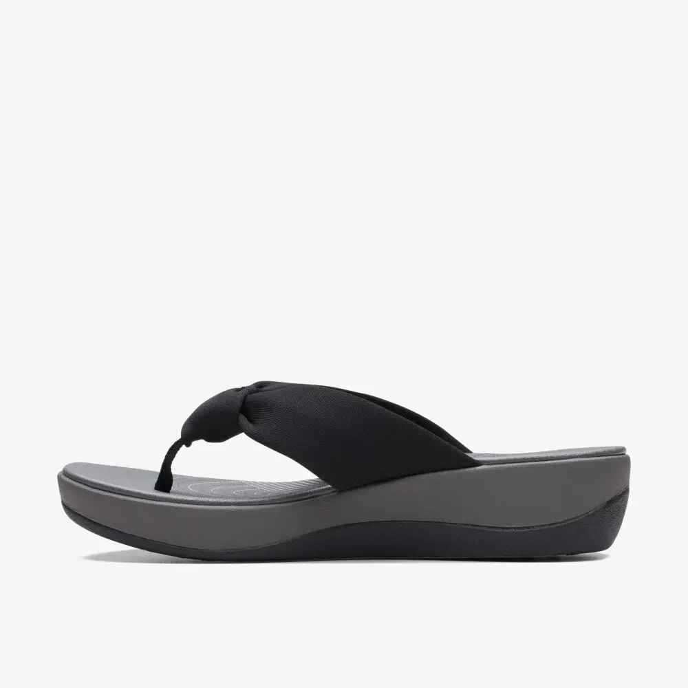 Arla Glison Damen-Flip-Flops aus schwarzem Stoff, Modell Cloudsteppers™ online