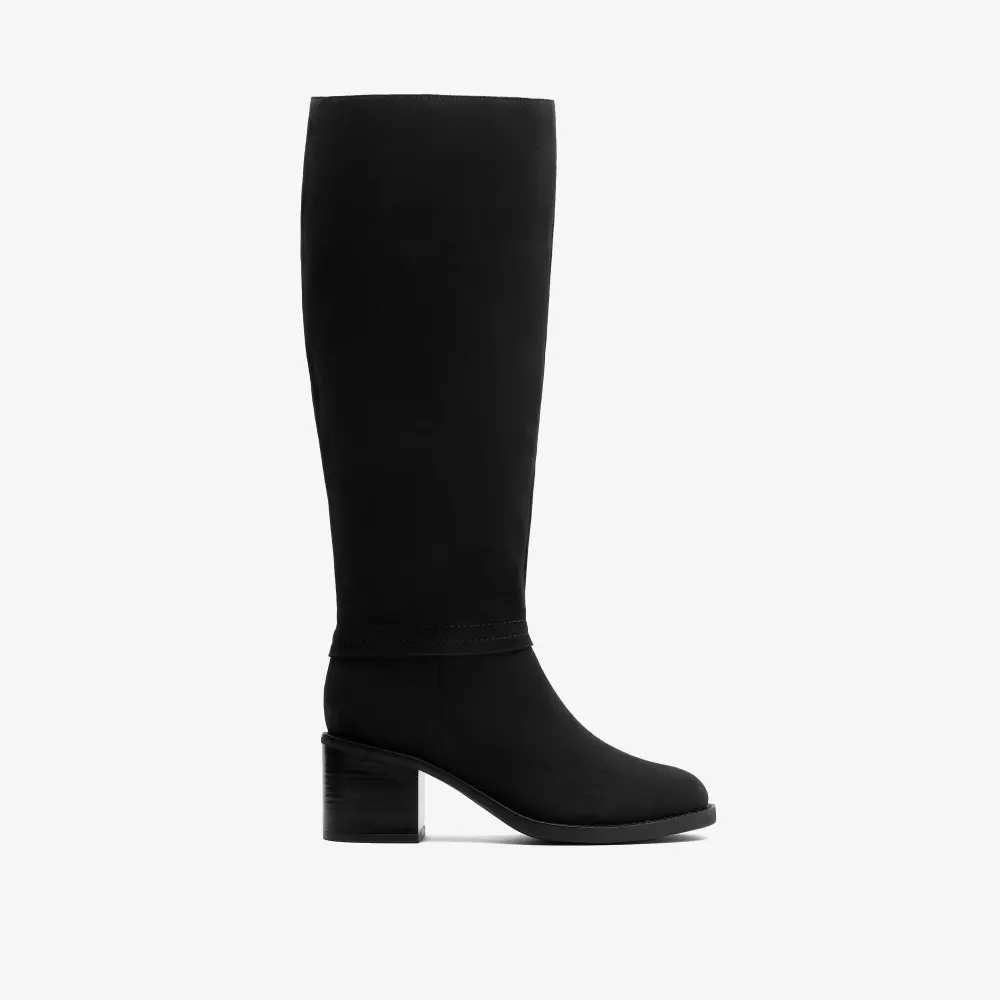 Chamberly Hi Damen-Kniestiefel aus schwarzem Leder online