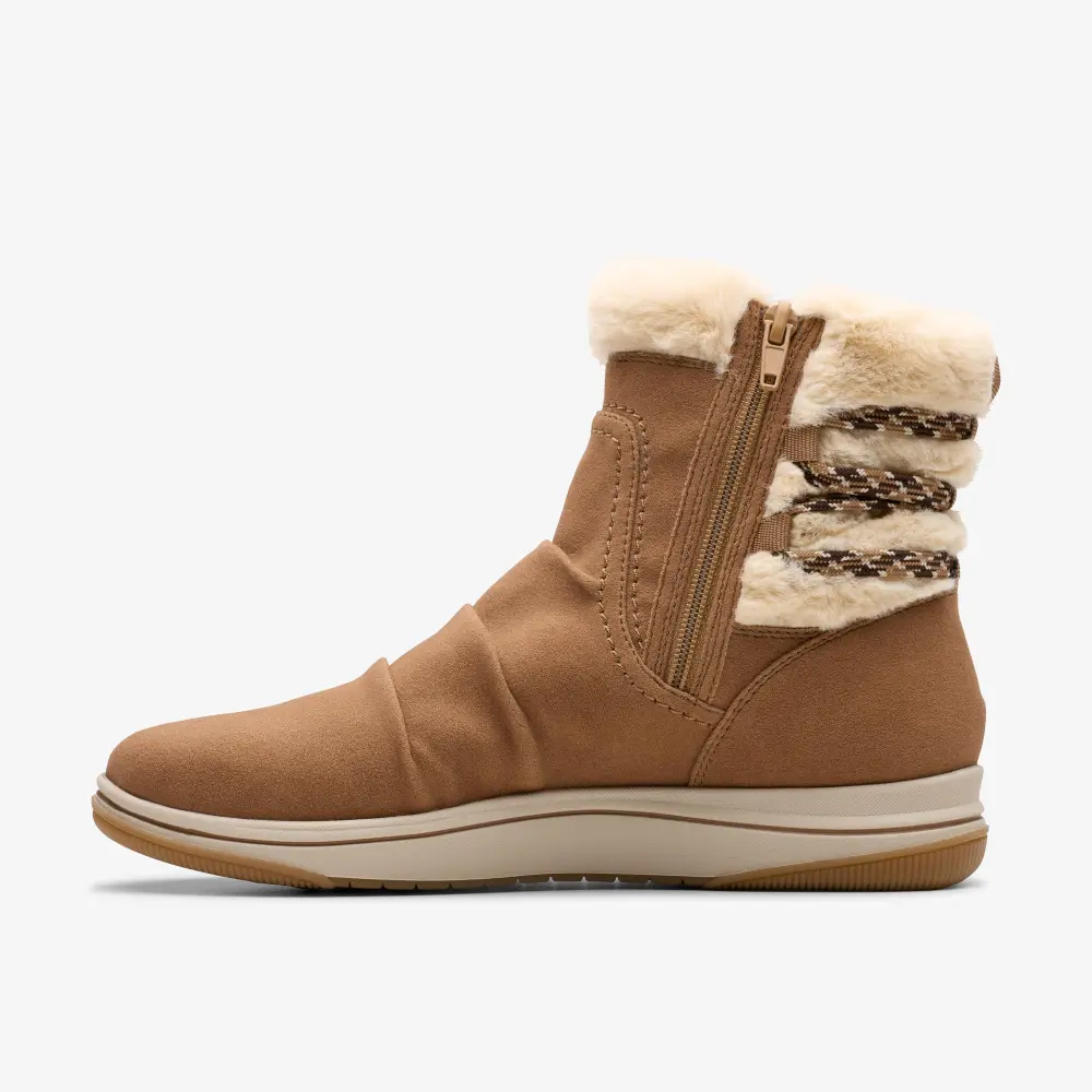 Clarks Damen-Schuhe Breeze Cozy Dark Sand Cloudsteppers™ online