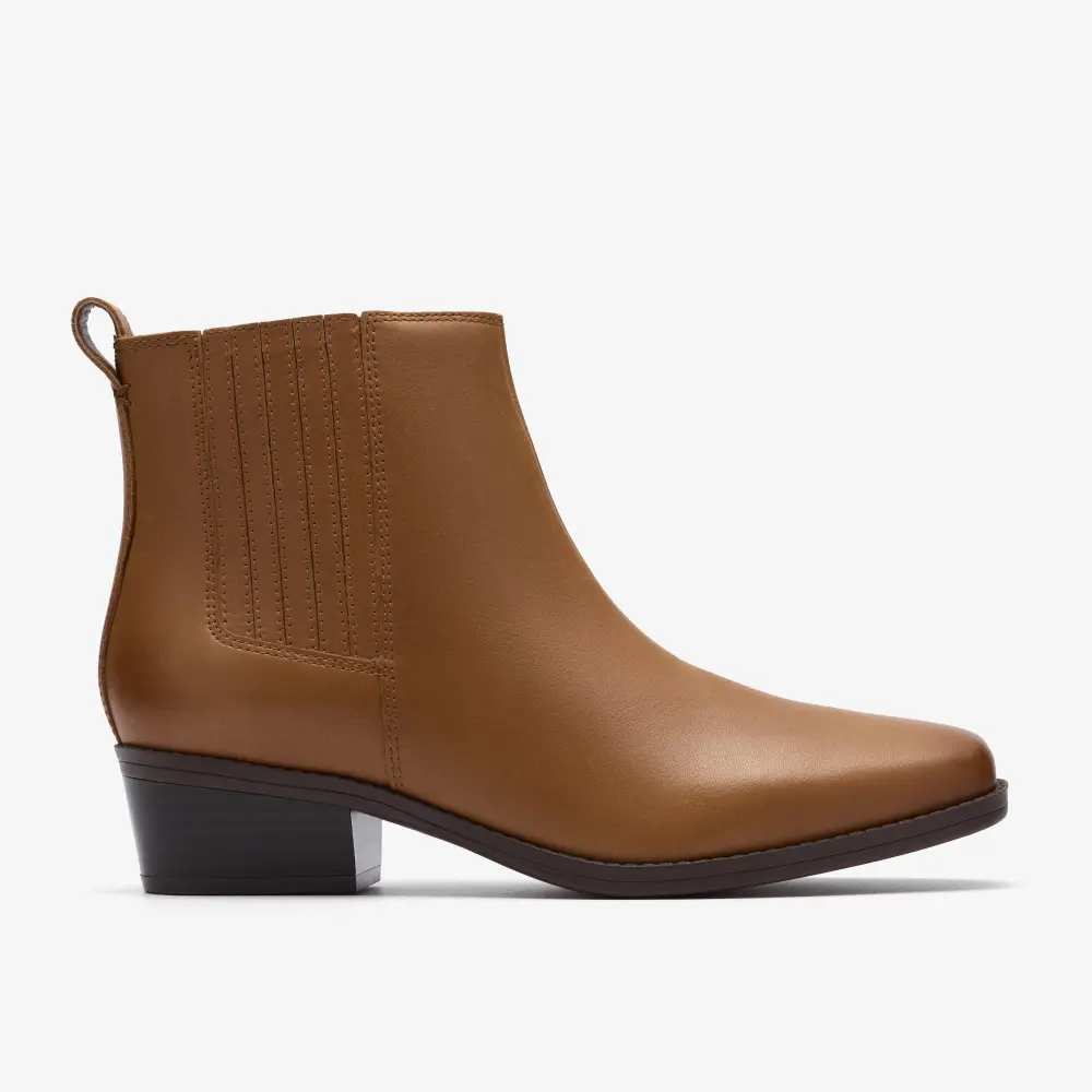 Damen Danyelle Skip Stiefeletten aus braunem Leder online