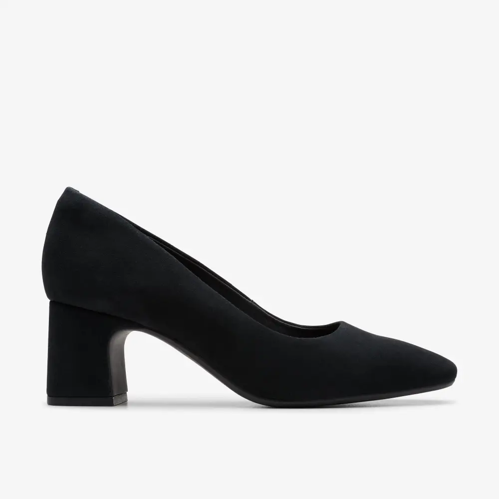 Damen Fernie Court Schwarze Wildleder-Pumps online