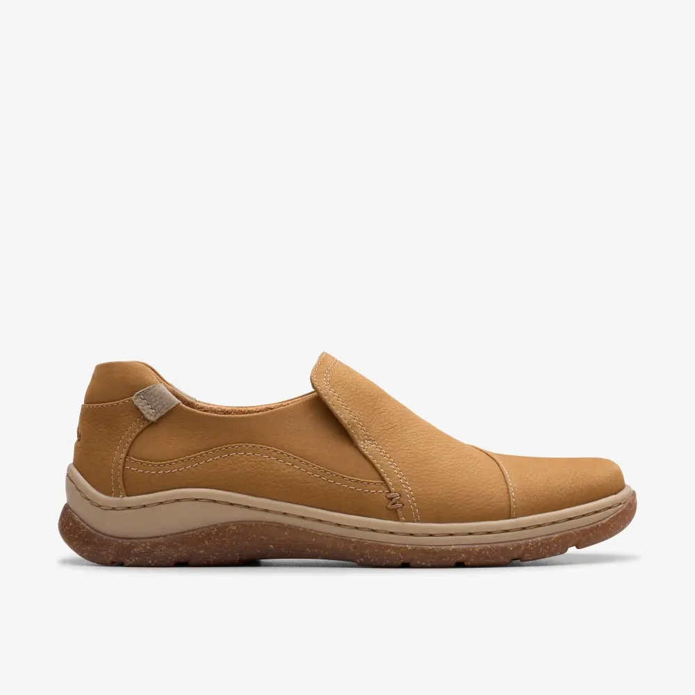 Damen Orlene Slipper aus hellbraunem Nubukleder online