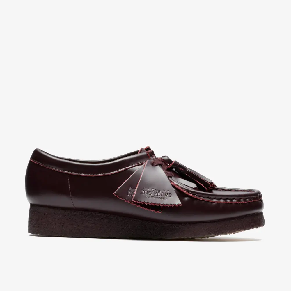 Damen-Wallabees aus lila-traubenfarbenem Leder online