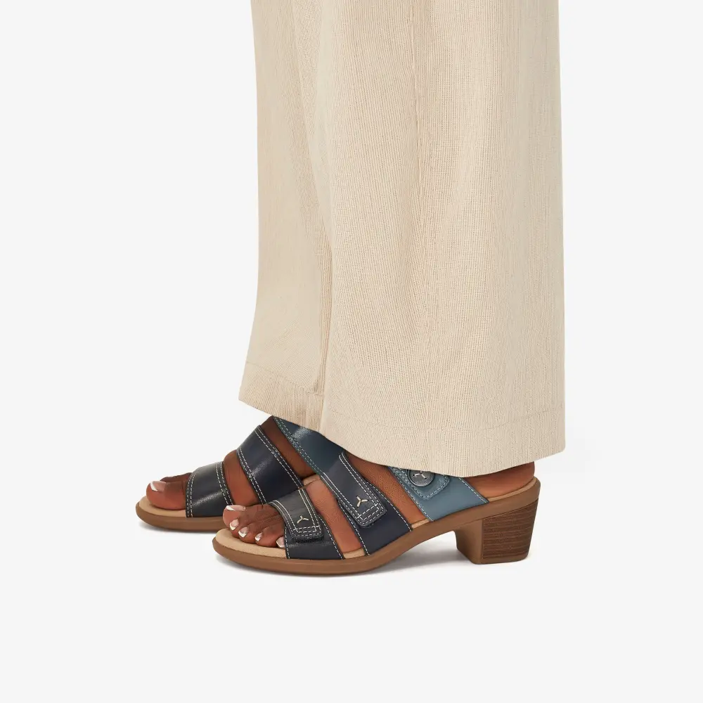 Emily 2 Adella Damen-Sandalen mit Absatz, marineblau-mehrfarbig online