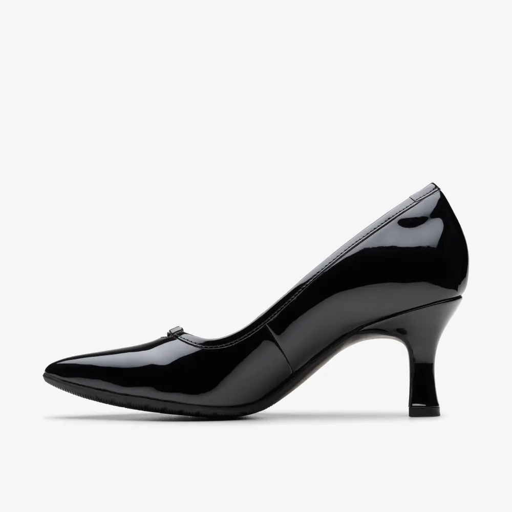 Kataleyna West Damen-Pumps aus schwarzem Lackleder online