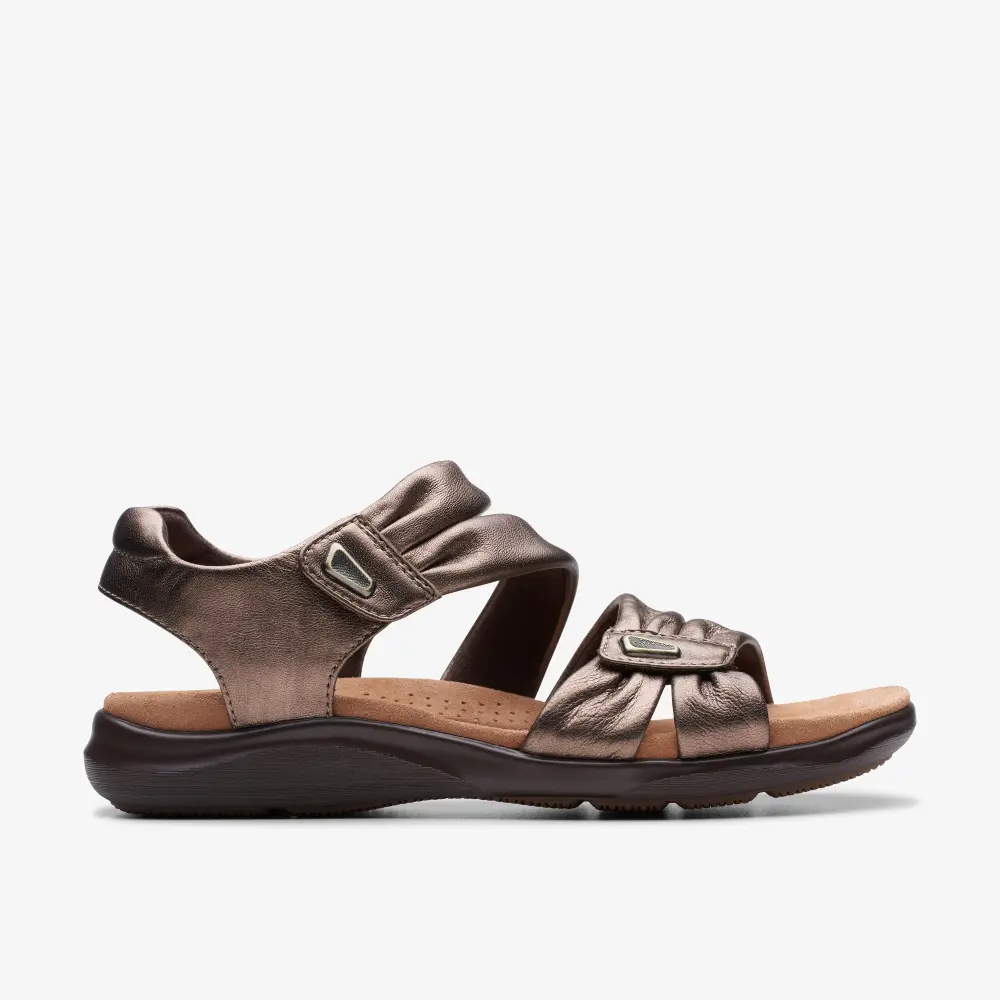 Kitly Ave Damen-Sandalen aus bronzefarbenem Leder online