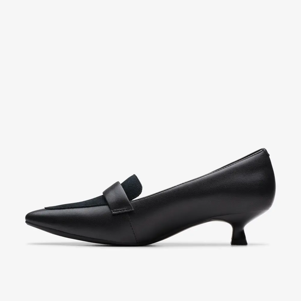Scarlyt Mabel Damen-Loafer aus schwarzem Leder online