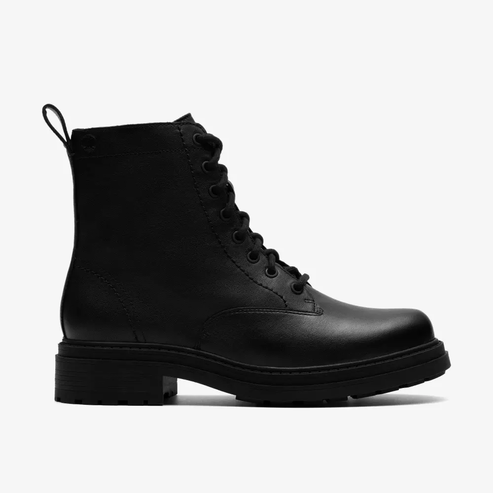 Schwarze Damen-Ankle-Boots aus Leder im Orinoco3-Stil online