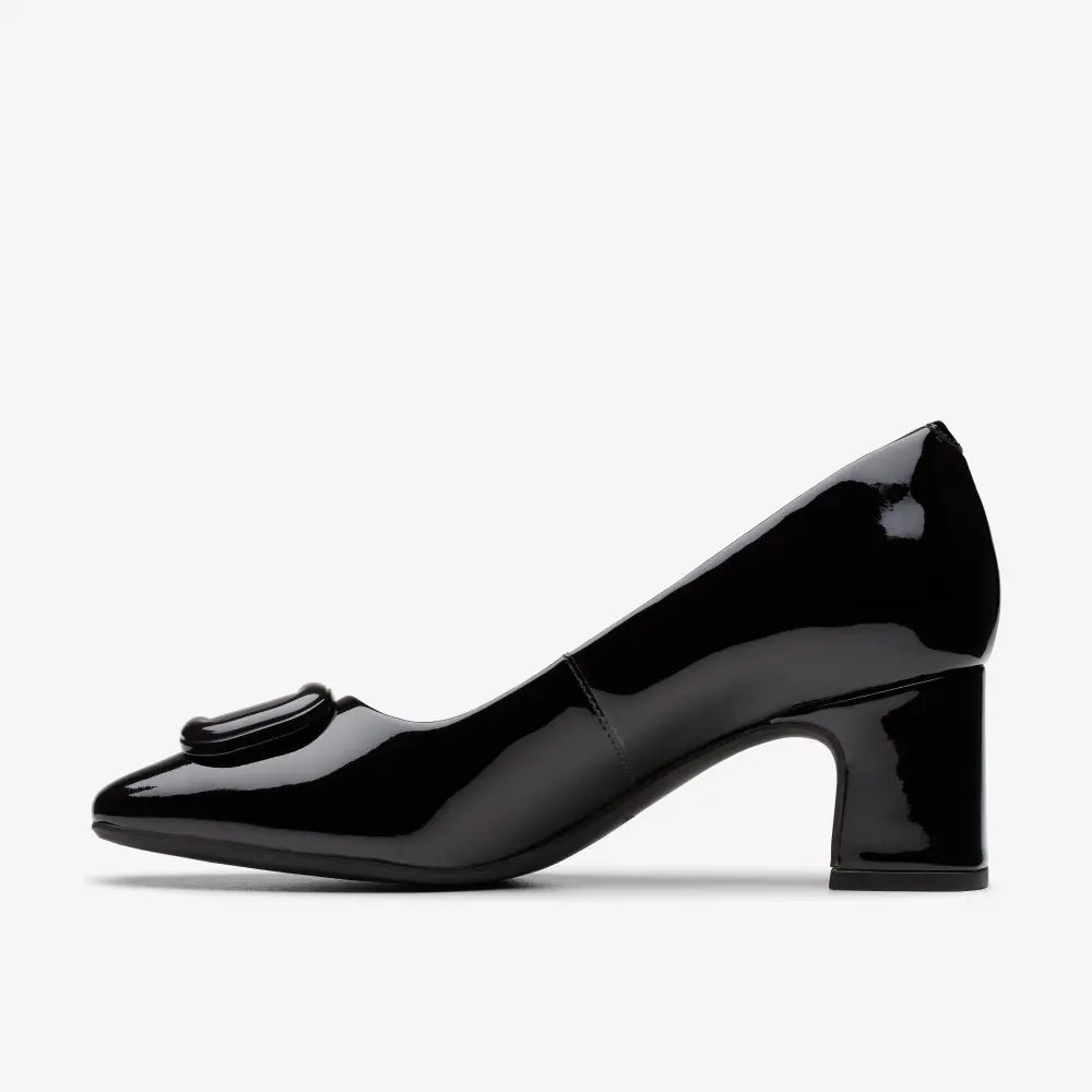 Schwarze Lack-Pumps „Fernie Trim“ für Damen online