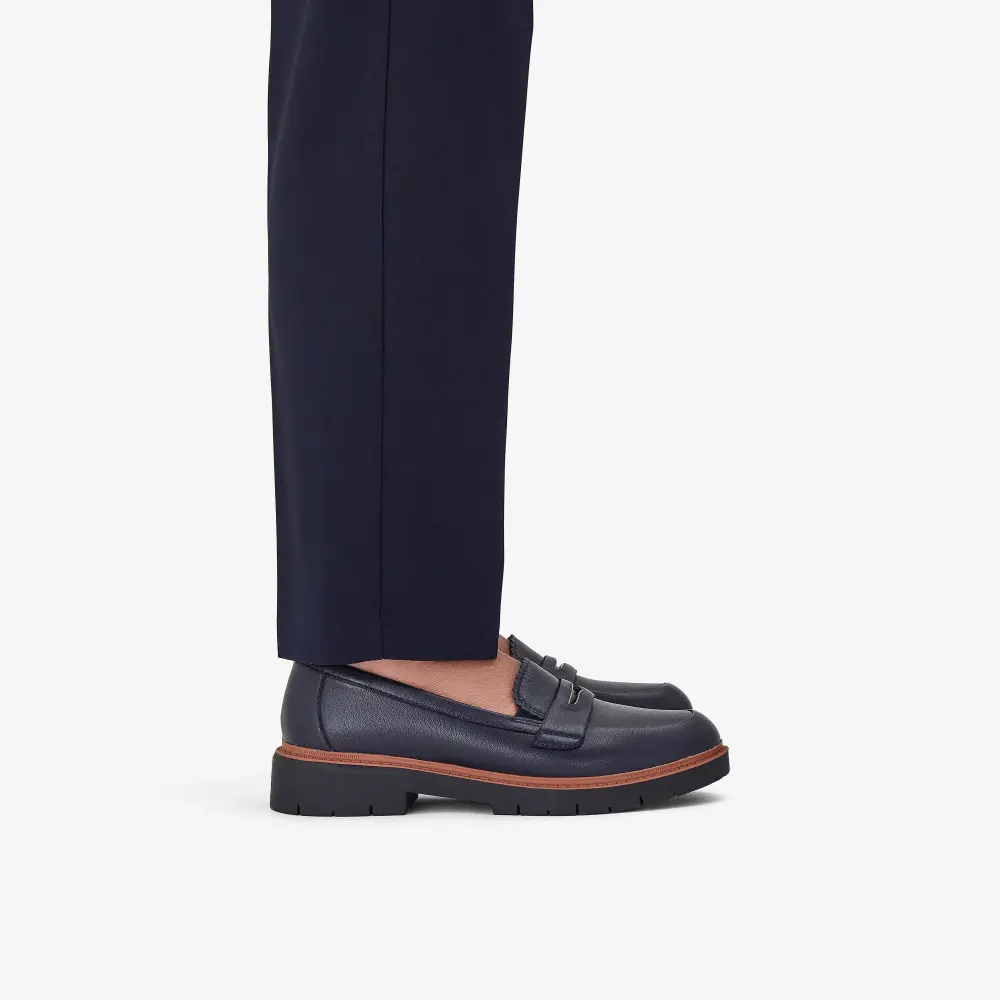 Westlynn Glow Damen-Slipper aus marineblauem Leder online